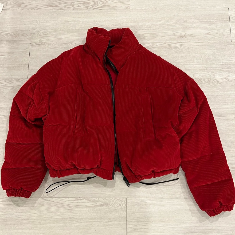 Red Urban Outfitters Puffer